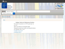 Tablet Screenshot of ccpp.caicyt.gov.ar